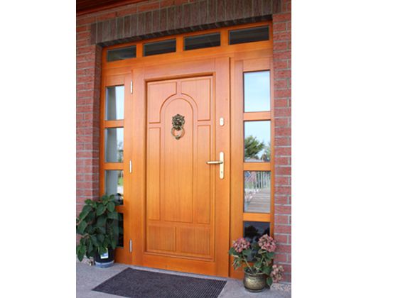 AG FENETRES - Wooden entrance door